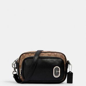 coach court crossbody in signature canvas